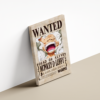 Luffy Gear Five wanted poster from One Piece anime printed canvas - Image 2