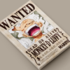 Luffy Gear Five wanted poster from One Piece anime printed canvas - Image 3