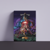 Luffy vs Kaido from the One Piece anime printed canvas