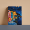 Moonlight Shadow Printed Canvas