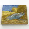 The Siesta by Vincent Van Gogh Printed Canvas - Image 3