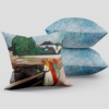 Girls on the Bridge by Edvard Munch fluffy cushion - Image 2