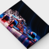 Colorful  Mercedes f1 Printed Canvas - Image 2