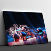 Colorful  Mercedes f1 Printed Canvas