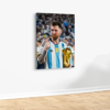 Lionel Messi From Argentina Football Club Printed Canvas - Image 3