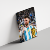 Lionel Messi From Argentina Football Club Printed Canvas - Image 4