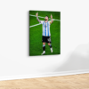 Lionel Messi From Argentina Football Club Printed Canvas - Image 2