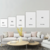 Funny Einstien Portrait Printed Canvas - Image 5