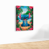 Stitch From Lilo & Stitch movie Printed Canvas - Image 3