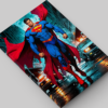 Superman From Superman Dc Comics  Printed Canvas - Image 2