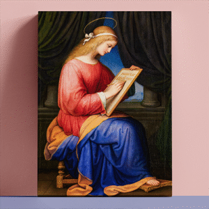 Mary Writing the Magnificat by Marie Ellenrieder art printed canvas