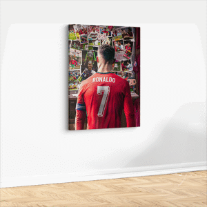 Cristiano Ronaldo's Legacy portrait printed canvas