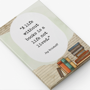 A Quote About Reading By Jay Kristoff Printed Canvas