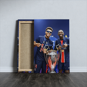 Ousmane Dembélé and désiré doué from PSG Football Club