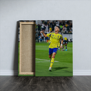Cristiano Ronaldo's celebration from Alnassr Football Club