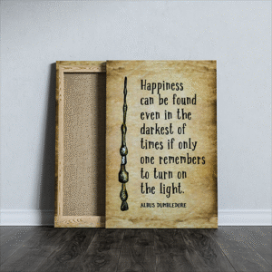 Albus Dumbledore's Quote From Harry Potter Movie/Books Printed Canvas