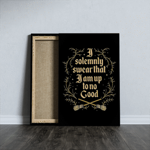 Harry Potter's Quote From Harry Potter Movie/Book Printed Canvas