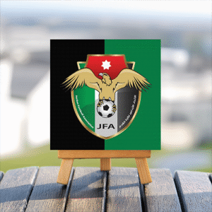 Jordan's National Football Club logo mini printed canvas